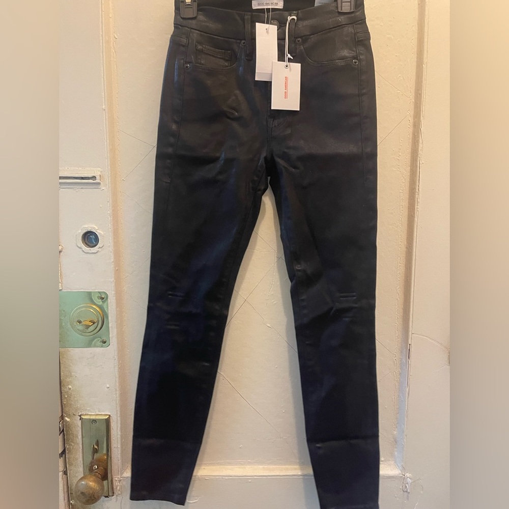 GOOD AMERICAN LIGHT CODED JEANS